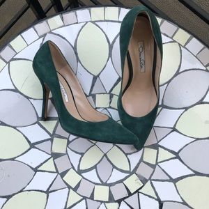 Oscar de la Renta Winter Green Pump